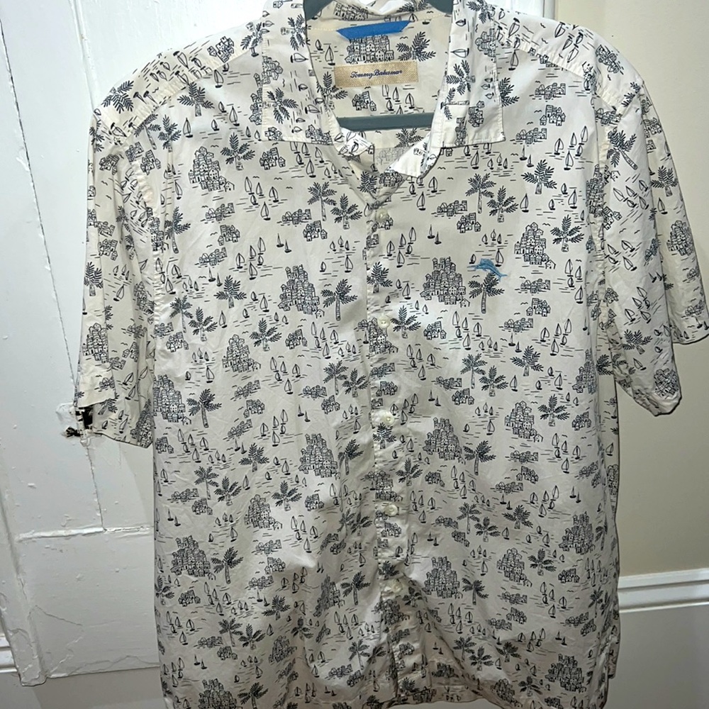 Tommy Bahama Tropical Print Button Shirt
